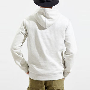 Latest Wholesale Custom Logo Men's Regular Size Fitted <b>Hoodie</b> Unisex Cotton Long Sleeves Plain Pullover Solid Color <b>Hoodie</b> 2026 - Product Image 2