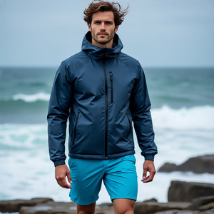 OEM Ensembles Vestes et Shorts de Pluie de Randonnée Coupe-Vent pour Hommes Ensembles de Shorts Imperméables Coupe-Vent pour Hommes - Product Image 2