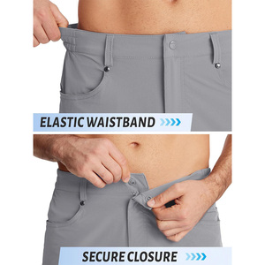 Short de jogging à séchage rapide pour hommes de marque personnalisée ceinture élastique écologique pour la course et l'entraînement OEM/ODM disponible - Product Image 4