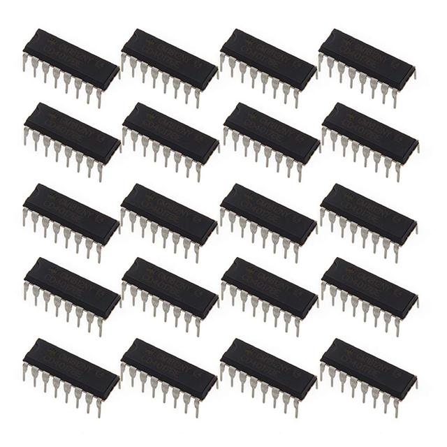 CD4017BE CD4017 CMOS Decade Counter with 20 Decoded Outputs Chip Socket Adaptor,for HEF4017BP TC4017BP DIP-16 CD4017 CD4017B