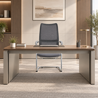 Chaise d'appoint moderne avec dossier en maille, cadre gris, accoudoirs en PU, base cantilever chromée pour la maison, le bureau et le salon