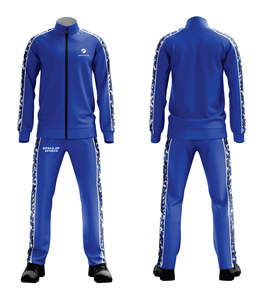 Unisex Sweatsuits Manufacturer Heavyweight Blank Oversized Zipper <b>Jacket</b> and Sweatpants Sets Custom Men's Tracksuit - Product Image 5