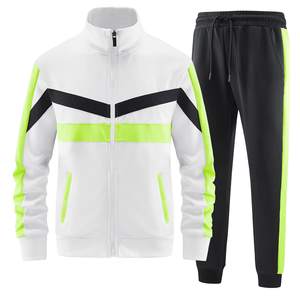 Factory Plus Size Jogger Sets Sports Wear Long Sleeve Spring Sweatshirt and Sweatpants 2 Piece Set Outdoor Tracksuits for <b>Men</b> - Product Image 1