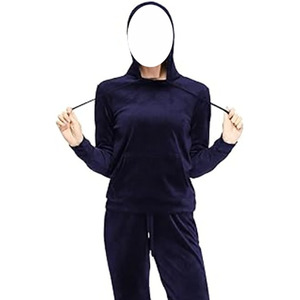 Calidad Premium Moda Hombres Mujeres Street Wear Sudadera con capucha Conjunto Hombres Sudadera Pantalones de chándal Conjunto Trap Star Chándal Sudadera con capucha de alta calidad - Product Image 4