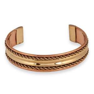 Bracelet en cuivre fait main, fabriqué en Inde - vente en gros - designs personnalisés - best-seller - Product Image 1