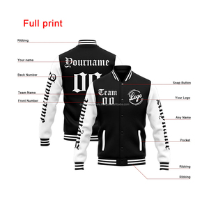 Custom Wool <b>Varsity</b> <b>Jacket</b> with Leather Sleeves Wholesale Unisex Letterman <b>Jacket</b> with Embroidery - Product Image 2