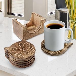 Wholesale High Quality Premium <b>Wooden</b> <b>Coaster</b> for Glass & Tea Cup Best Quality Handmade Square Shape - Product Image 6