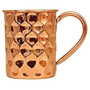 Pure Copper <b>Mug</b> Hammered 500 ml Latest Design 100% Pure Handmade <b>Moscow</b> <b>Mule</b> Copper <b>Mugs</b> Hot Selling Wholesale Manufacturer 2023 - Product Image 4