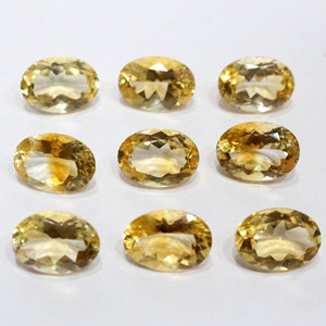 Certifié 100% naturel jaune Citrine ronde forme brillante en gros pierres précieuses en vrac pierre taillée à facettes pour la fabrication de bijoux - Product Image 2