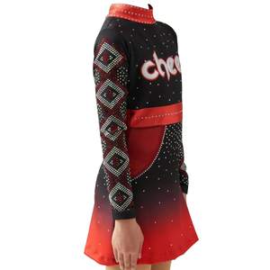 Nouvelle tenue de cheerleading unisexe tendance, couleur et logo personnalisés, style jupe, 100% polyester, haute qualité - Product Image 3
