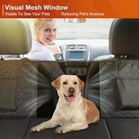 Housse de siège de voiture rigide pour chiens en stock, extension de siège arrière, hamac pour chien pour siège arrière de voiture, housse pour animaux de compagnie pour chiens