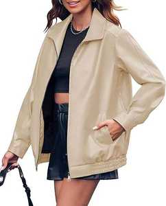 Printemps 2025 longue veste en cuir noir pour femmes hiver rouge, marron foncé, grande taille Pakistan Style dames vêtements d'extérieur en cuir - Product Image 5