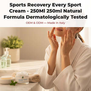 Crème de récupération sportive RedMoringa naturelle 250 ml, testée dermatologiquement, OEM, marque privée, produits orthopédiques italiens - Product Image 2