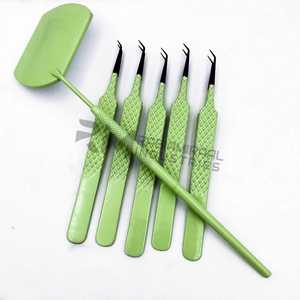 Pinzas para Pestañas con Punta de Fibra Personalizadas RMI, Pinzas para Volumen de Pestañas, Pinzas de 90 Grados para Extensión de Pestañas - Product Image 1