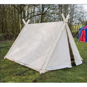 Tente d'été trois saisons Viking en toile imperméable avec structure en bois, types de renforts droits, tailles 3m, 4m, 5m, double ou simple couche - Product Image 1