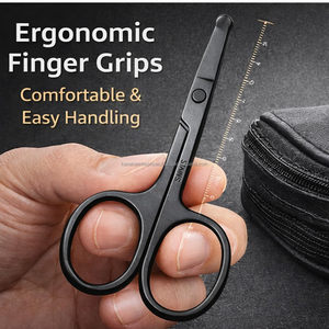 Tijeras para el Vello de la Nariz de Alta Calidad al por Mayor, Tijeras de Acero Inoxidable para Manicura y Pedicura, Tijeras de Corte Seguras para Uñas de Bebé, Personalizadas - Product Image 4