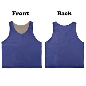 Débardeurs de crosse sublimés réversibles personnalisés jeunesse à adulte taille plus options de taille en gros pinnies maillots - Product Image 4