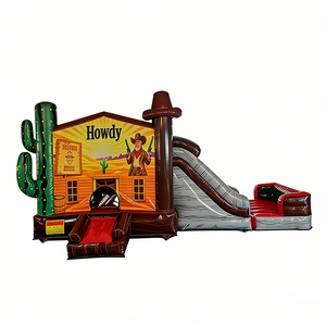 Château gonflable géant avec piscine pour parc d'attractions - Product Image 1