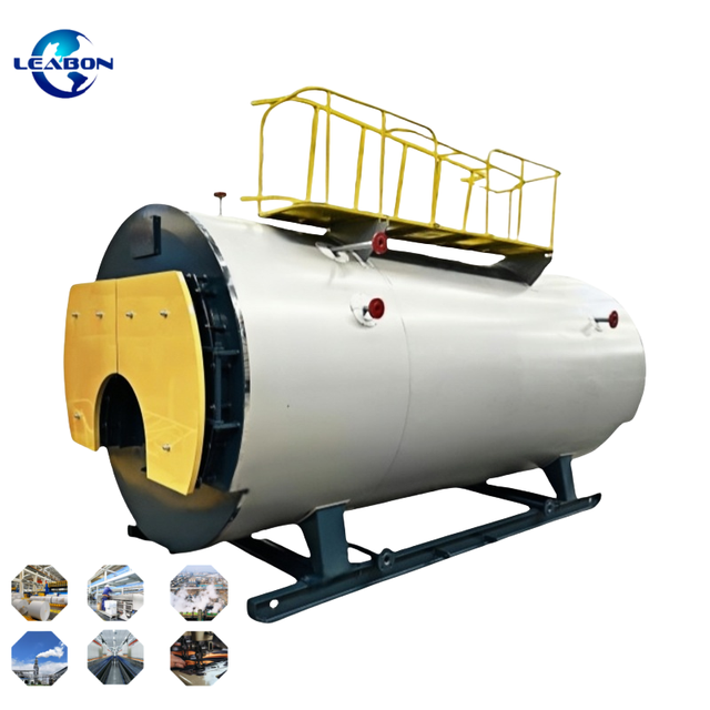 High Pressure Food Processing Gas Steam Boiler with Stainless Steel  Burner