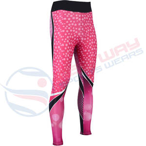 Leggings de gymnastique sublimés sur mesure pour femmes nouveau design de leggings de fitness avec logo à la taille pour l'approvisionnement en gros de yoga - Product Image 3