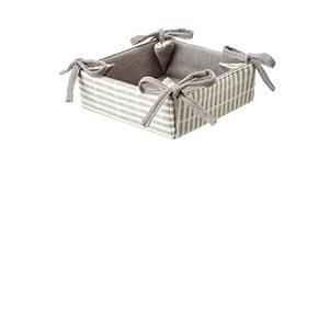 Paniers à pain en coton pur en tissu lavable de haute qualité, panier de rangement lavable pliable best-seller GOTS pour la maison - Product Image 5