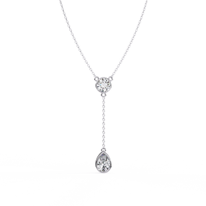 Collar con Colgante de Diamante Cultivado en Laboratorio de Oro de 18K, Hermoso Amuleto para Chicas con Alto Lujo y Estilo - Product Image 3