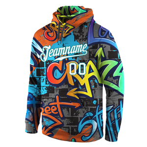 Buy Custom 100% Polyester Sports <b>3D</b> Full Print Sublimation <b>Hoodies</b> Pullover New Design Custom Team Name Sports Wear <b>Hoodies</b> - Product Image 2