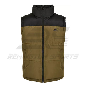 Chaqueta acolchada sin mangas para hombre de último diseño a la moda, chaqueta acolchada sin mangas de talla grande para hombre - Product Image 4