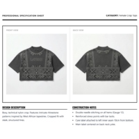 T-shirt ample d'été pour femme en coton 100% avec strass thermocollants, imprimé 3D et appliques, style Y2K streetwear, écologique