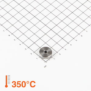 Gripper piatto in Samario-Cobalto Ø16x4,5mm con recessione cilindrica - Product Image 1