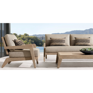 Table rectangulaire en teck, style moderne, pour extérieur, anti-fongique et résistante aux intempéries, en promotion. - Product Image 3