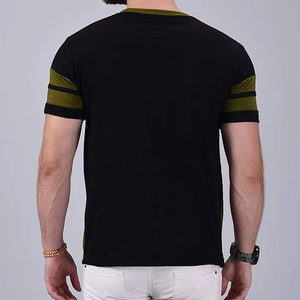 เสื้อยืดคอตตอนเปล่าขายส่งสำหรับผู้ชาย เนื้อผ้านุ่มคุณภาพสูง รับผลิตเสื้อยืดแบรนด์ของคุณเอง - Product Image 2