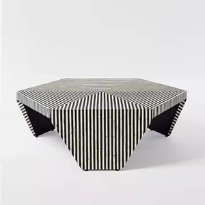 Incrustaciones de hueso tradicional Decoración del hogar Acento Aspecto elegante mejor pieza de artesanía de media luna - Product Image 2