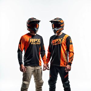 เสื้อแข่งผู้ชายแบบสั่งทำพิเศษ กันลม ระบายอากาศ แห้งเร็ว แขนยาว พิมพ์ลายดิจิทัล โพลีเอสเตอร์ 100% สำหรับวิ่งครอสคันทรี - Product Image 5