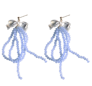 Pendientes ovalados con cuentas de resina Personalidad patrón único cuentas pendientes de mujer joyería superior exigente - Product Image 6