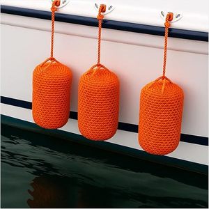 Bouée de protection pour <span class=keywords><strong>bateau</strong></span>, pare-chocs en corde tressée en nylon de qualité marine pour la protection au quai - Matériau en mousse amortissante pour bateaux, yachts, pontons - Product Image 5
