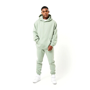 Sweat à capuche oversize en molleton de coton 100% unisexe Sweat-shirt d'hiver respirant imprimé de logo personnalisé avec sweat à capuche brodé pour hommes - Product Image 3