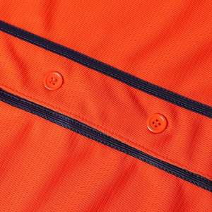 Offre Spéciale personnalisé 100% Polyester Raglan Baseball Jersey respirant boutonné Chemise Baseball Jersey - Product Image 5