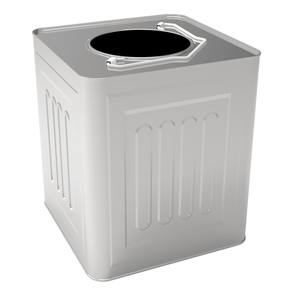 ภาชนะบรรจุกระป๋องโลหะเนยเทียมขนาด14ลิตร232x232x270มม. ทรงสี่เหลี่ยม - Product Image 1