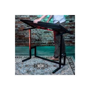 QUIK LOK - DJ/233, Estación DE TRABAJO DJ, Forma y funcionalidad, Ligero, 4 posiciones de altura (64-97 cm), 12,5Kg, Negro - Product Image 5