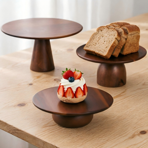 ถาดเสิร์ฟไม้สำหรับร้านอาหาร คาเฟ่ โรงแรม และใช้ในบ้านสำหรับของหวาน - Product Image 2