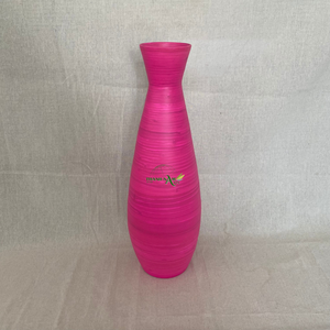 Jarrón de madera de bambú minimalista moderno hecho a mano 2024, jarrón decorativo para uso doméstico de Vietnam - Product Image 3