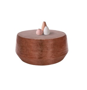 Hot Sale 2025 Center <b>Table</b> <b>Silver</b> Color Round Shape Attractive Design Modern Style Hammered <b>Coffee</b> <b>Table</b> for Hotel Decoration - Product Image 5