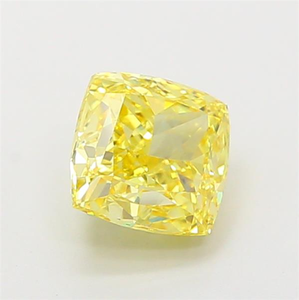 Diamant de laboratoire jaune fantaisie taille émeraude certifié IGI, pierre libre pour pendentifs de créateurs et bijoux sur mesure - Product Image 5