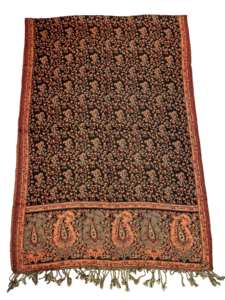 ผ้าพันคอไหมพรมพิมพ์ลายอินเดียสำหรับผู้หญิง ผ้าคลุมไหล ผ้าคลุมไหลสำหรับฤดูหนาว - Product Image 5