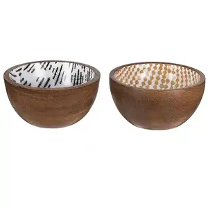 High Demand Decorative <b>Mango</b> <b>Wood</b> Table Top <b>Bowl</b> Popcorn Serving <b>Bowl</b> from Indian Supplier for Worldwide Supply - Product Image 3