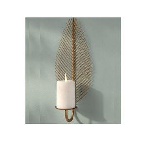 Juego de 2 portavelas de hierro de la mejor calidad, diseño elegante, forma personalizada, portavelas montado en la pared para gran oferta - Product Image 2