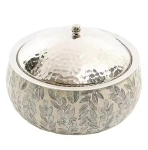 Casserole ronde en acier poli pour servir des aliments Taille personnalisée disponible pour la vente en gros Parfait comme chauffe-aliments en métal - Product Image 3