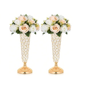 การออกแบบที่ดีที่สุดสำหรับการตกแต่งบ้านแจกันพืชดอกทองและแจกันดอกไม้ทำด้วยมือที่ดีที่สุดของตกแต่งในร่มและดีไซน์แฮนด์เมด - Product Image 4