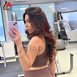 Ensemble de 2 pièces de yoga pour femmes de taille supérieure, soutien-gorge de sport, legging taille haute, vêtements actifs, athlétiques, légers et respirants - Product Image 3